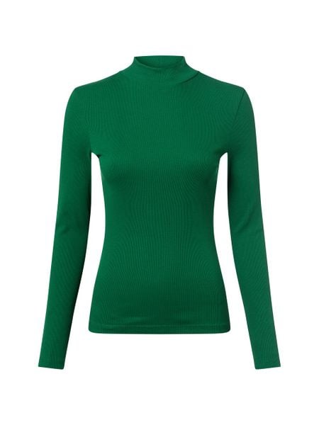 Marie Lund Damska koszulka z długim rękawem Kobiety Bawełna zielony jednolity, L. Zielone t-shirty damskie Marie Lund, l, bez wzorów, z bawełny, bez kołnierzyka. Za 149.95 zł.