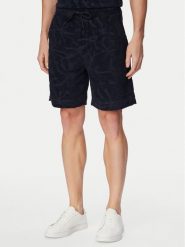 BOSS Szorty sportowe Se_Flower 50566816 Granatowy Regular Fit. Niebieskie szorty męskie Boss, m, z bawełny. Za 499.99 zł.