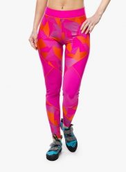 Legginsy wspinaczkowe La Sportiva Dimension Tights. Czerwone legginsy damskie La Sportiva, xs, bez wzorów, z materiału. Za 263.99 zł.
