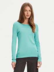 United Colors Of Benetton Bluzka 3GA2E16G0 Zielony Regular Fit. Zielone bluzki damskie United Colors Of Benetton, s, bez wzorów, z bawełny, bez ramiączek. Za 59.99 zł.