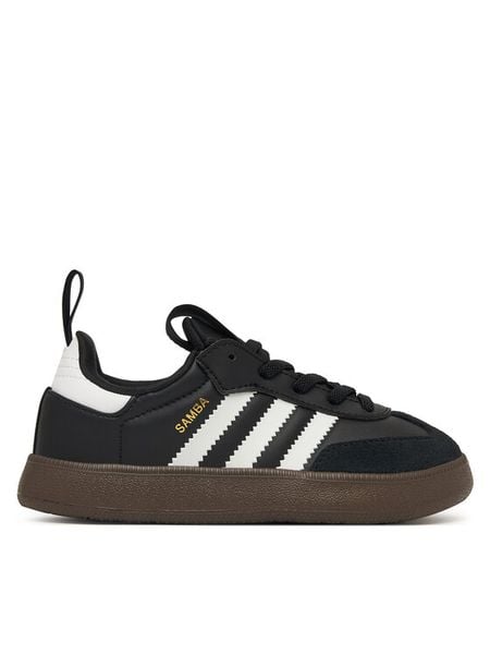 Adidas Sneakersy Samba Quickon KK2178 Czarny. Czarne buty sportowe chłopięce Adidas, ze skóry, bez zapięcia. Za 239.99 zł.