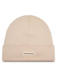 Calvin Klein Jeans Czapka Inst Patch Beanie K60K612322 Różowy. Czerwone czapki zimowe damskie Calvin Klein Jeans, z jeansu. Za 199.99 zł.
