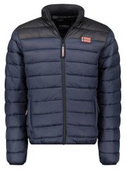 Geographical Norway Kurtka pikowana "Amigoglerc Basic" w kolorze granatowo-czarnym rozmiar: M. Niebieskie kurtki męskie Geographical Norway, m, bez wzorów, bez kaptura. Za 150.37 zł.