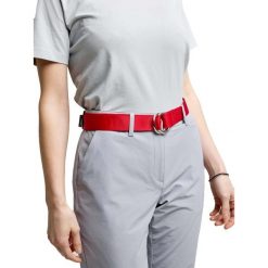 Pasek Z Logo Slam Dorosłych. Czerwone paski męskie SLAM, bez wzorów, sportowe. W wyprzedaży za 139.05 zł.