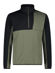 CMP Bluza polarowa w kolorze zielono-czarnym rozmiar: 56. Czarne bluzy bez kaptura męskie CMP, z materiału. Za 157.73 zł.