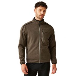 Bluza Polarowa Męska Pełen Suwak Kames. Brązowe bluzy z kapturem męskie Regatta, na zimę, l, z dzianiny. Za 114.99 zł.