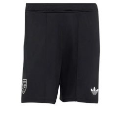 Shorty na zewnątrz RC Lens 2026/27. Czarne szorty męskie Adidas, bez wzorów, ze lnu, sportowe. Za 194.00 zł.