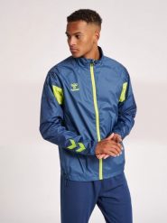 Kurtka Hummel hmllead hmlPRO training /windbreaker. Niebieskie kurtki męskie HUMMEL, l, bez wzorów, z poliesteru, bez kaptura. Za 248.70 zł.