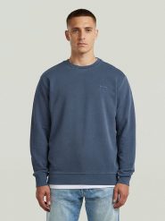 G-Star Bluza w kolorze niebieskim rozmiar: S. Niebieskie bluzy bez kaptura męskie G-Star, s, z bawełny. Za 229.95 zł.