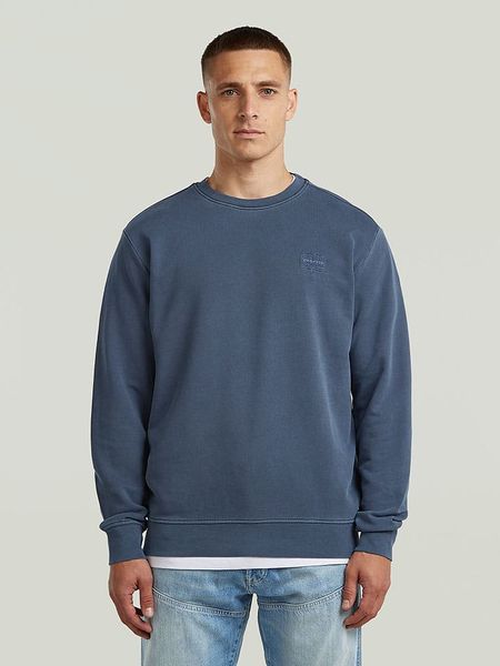 G-Star Bluza w kolorze niebieskim rozmiar: S. Niebieskie bluzy bez kaptura męskie G-Star, s, z bawełny. Za 229.95 zł.