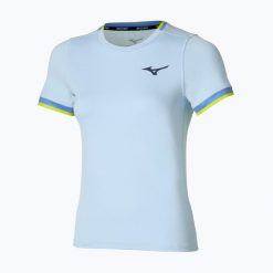 Koszulka tenisowa damska Mizuno Stargazer Tee. Niebieskie t-shirty damskie Mizuno, l, bez wzorów, z materiału, bez kołnierzyka. Za 139.99 zł.