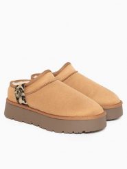 Blackfield Kapcie "Edila" w kolorze jasnobrązowym rozmiar: 39. Brązowe kapcie damskie Blackfield. Za 170.07 zł.