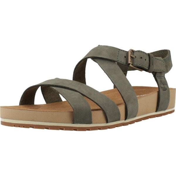 Sandały TIMBERLAND TB0A2QTFEO61 Zielony. Zielone obuwie trekkingowe damskie Timberland, bez wzorów, ze skóry, bez obcasa. Za 390.99 zł.