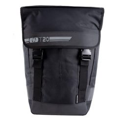 Torba na rower OXC T-serie. Czarne torebki klasyczne damskie OXFORD, bez wzorów, z materiału, bez dodatków. Za 255.50 zł.