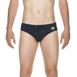 Kąpielówki slipy męskie na basen Arena Sunf Aded Brief. Niebieskie kąpielówki męskie Arena, m, bez wzorów, do pływania. Za 49.99 zł.