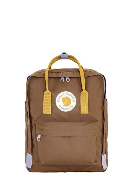 Plecak miejski Fjallraven Kanken Koncept - khaki dust/kantarell. Brązowe plecaki damskie Fjällräven, bez wzorów, z poliamidu. Za 436.69 zł.
