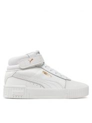 Puma Sneakersy Carina 2.0 Mid Jr 387376 03 Biały. Białe buty sportowe dziewczęce Puma, bez wzorów, ze skóry, bez zapięcia. Za 209.99 zł.