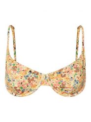 RVCA Góra od bikini 23O151501 Żółty. Żółte bikini damskie RVCA, bez wzorów. Za 159.99 zł.