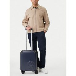 Walizka kabinowa Beverly Hills Polo Club. Niebieskie walizki Beverly Hills Polo Club, bez wzorów. Za 299.99 zł.