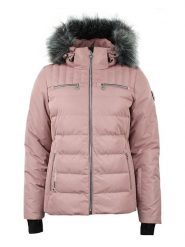 Peak Mountain Kurtka narciarska "Asalpo" w kolorze jasnoróżowym rozmiar: M. Różowe kurtki narciarskie i snowboardowe damskie Peak Mountain, m, bez wzorów, bez kaptura, narciarskie. Za 612.06 zł.