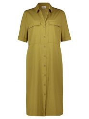 Vera Mont Sukienka w kolorze khaki rozmiar: 42. Brązowe sukienki damskie Vera Mont, na co dzień, bez wzorów, z bawełny, bez kołnierzyka, bez ramiączek, midi, proste. Za 140.53 zł.