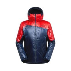 Kurtka z kapturem Primaloft La Sportiva Alpine Guide. Niebieskie kurtki męskie La Sportiva, l, bez wzorów, z elastanu, z kapturem. Za 1,041.70 zł.