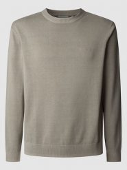 Pepe Jeans Sweter w kolorze szarobrązowym rozmiar: XXL. Szare swetry męskie Pepe Jeans, xxl, bez wzorów, z bawełny, bez kołnierzyka. Za 131.74 zł.