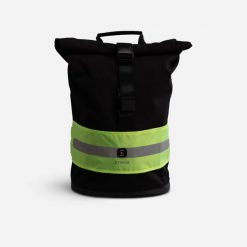 Taśma Odblaskowa Na Plecak 560. Zielone plecaki damskie B'TWIN, bez wzorów, z materiału. Za 34.99 zł.