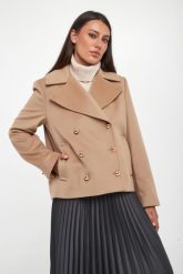 Kurtka damska wełniana z kaszmirem Lago MARELLA. Kurtki damskie Marella, bez wzorów, z kaszmiru, bez kaptura. Za 2,419.00 zł.