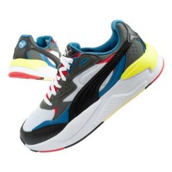 Buty Puma X-Ray Speed 384638 07 wielokolorowe. Białe buty sportowe na co dzień męskie z materiału, bez zapięcia. Za 397.31 zł.