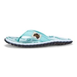 Japonki Gumbies Islander Flip-Flops GU-FFISL129 niebieskie. Niebieskie klapki i japonki męskie z bawełny. Za 251.93 zł.