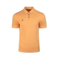 OHARA II Izas męska techniczna koszulka polo o sportowym i miejskim stylu. Brązowe koszulki polo męskie IZAS, m, bez wzorów, bez ramiączek. Za 182.57 zł.