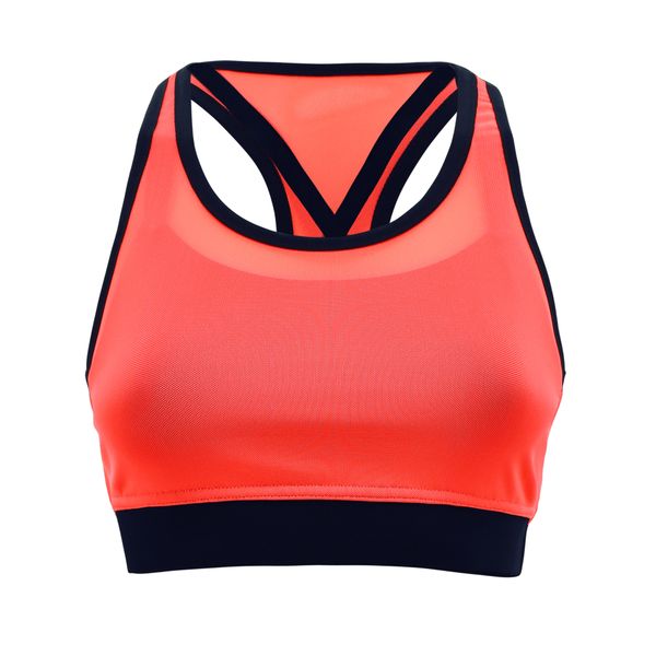 Crop top treningowy BECRY. Czerwone topy sportowe damskie Legea, xl, bez wzorów, z elastanu, bez ramiączek. Za 74.00 zł.