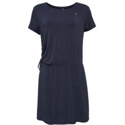 LOAP Brevora sukienka bambusowa damska, niebieska, S. Niebieskie sukienki damskie LOOP, na co dzień, s, bez wzorów, sportowe, bez kołnierzyka, bez ramiączek, sportowe. Za 113.35 zł.