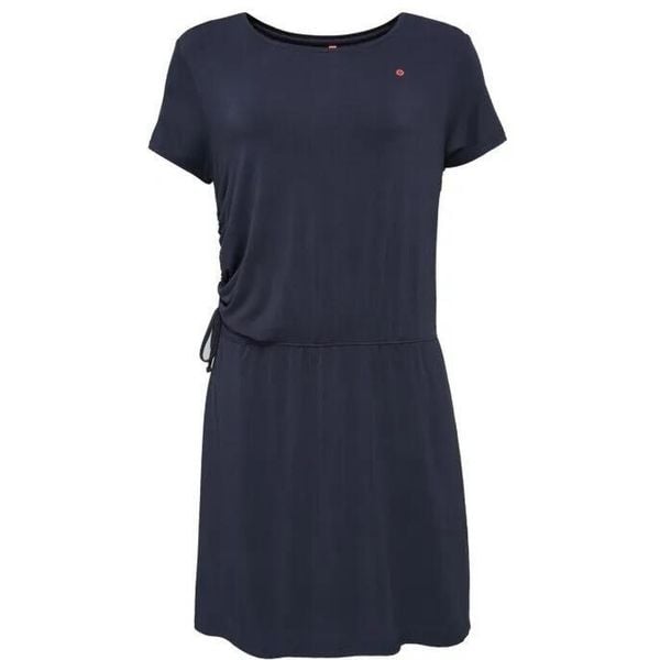 Sukienka damska Loap Brevora niebieska. Niebieskie sukienki damskie Erima, xl, bez wzorów, z elastanu, sportowe, bez kołnierzyka, bez ramiączek, sportowe. Za 199.99 zł.