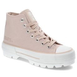 Różowe Trampki Big Star Modne Buty Damskie. Czerwone trampki i tenisówki damskie Big Star, bez wzorów. Za 159.00 zł.