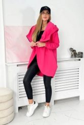 Bluza z krótkim suwakiem fuksja. Czerwone bluzy z kapturem damskie KESI, l, z bawełny. Za 355.46 zł.