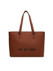 LOVE MOSCHINO Torebka JC4190PP1NKD0312 Brązowy. Brązowe torebki klasyczne damskie Love Moschino, bez wzorów, ze skóry, bez dodatków. Za 849.99 zł.