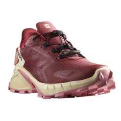 Buty do biegania damskie Salomon Supercross 4 Gtx. Czerwone obuwie do biegania damskie Salomon. Za 665.00 zł.