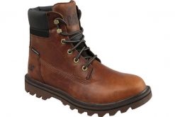Buty do chodzenia męskie Caterpillar Cat Deplete WP Watwerproof. Brązowe buty trekkingowe męskie CATerpillar, na zimę, z materiału, za kostkę, bez zapięcia, trekkingowe. Za 579.99 zł.