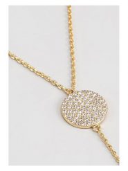 U.S. Polo Assn. Pozłacany naszyjnik z elementem ozdobnym - dł. 60 cm rozmiar: onesize. Żółte naszyjniki damskie U.S. Polo Assn., metalowe. Za 86.99 zł.