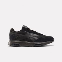 Buty sportowe męskie Reebok Glide DMX sneakersy lifestylowe czarne (100201255). Czarne buty trekkingowe męskie Reebok, bez zapięcia, trekkingowe. Za 259.00 zł.