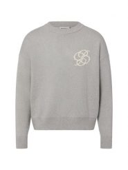 Prohibited sweter z dzianiny Mężczyźni Bawełna szary, S. Szare swetry męskie Prohibited, m, bez wzorów, z bawełny, bez kołnierzyka. Za 449.95 zł.