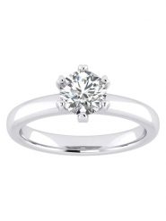 Diamonds lab grown Złoty pierścionek z diamentami rozmiar: 54. Szare pierścionki damskie Diamonds lab grown, z diamentem, złote. Za 2,914.99 zł.