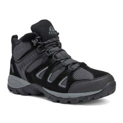Buty trekkingowe męskie KADVA Traver Mid WP. Czarne buty trekkingowe męskie KADVA, bez zapięcia, trekkingowe. Za 189.99 zł.