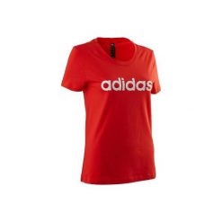 Koszulka Gym & Pilates Adidas 500 damska. Czerwone bluzki sportowe damskie Adidas, xs, bez wzorów, z bawełny, bez kołnierzyka. Za 84.99 zł.