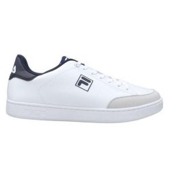 Męskie Buty Sportowe Courtbay. Białe buty sportowe na co dzień męskie Fila, bez zapięcia. Za 275.99 zł.