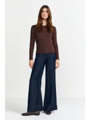 Rich & Royal Koszulka w kolorze brązowym rozmiar: XL. Brązowe bluzki damskie Rich & Royal, xl, bez wzorów, bez kołnierzyka, bez ramiączek. Za 111.95 zł.