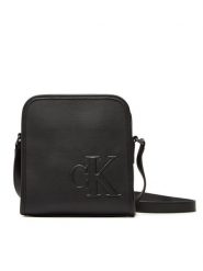 Calvin Klein Saszetka Sculpted Impression Reporter 18 LV04G3157G Czarny. Czarne saszetki męskie CALVIN KLEIN, ze skóry. Za 259.99 zł.