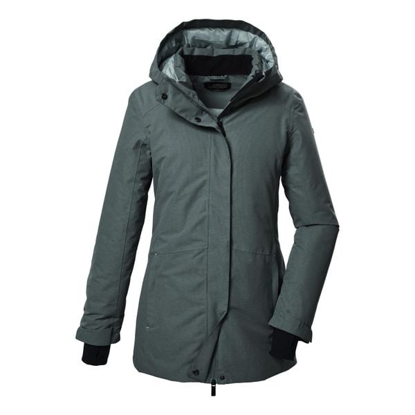 Parka dla kobiet Killtec KOW 93. Szare parki damskie KILLTEC, m, bez wzorów, z materiału. Za 596.65 zł.
